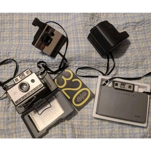 Polaroid Land Camera 320, 220, One Step Close Up, Pronto S. All Are Untested - Picture 1 of 9